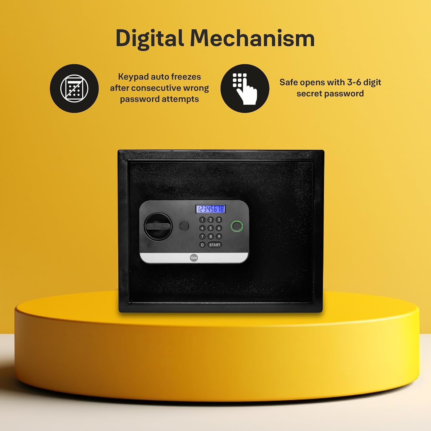 Yale Security Solutions Stellar 300/DB2 27.3 Liters Digital Electronic Safe Locker