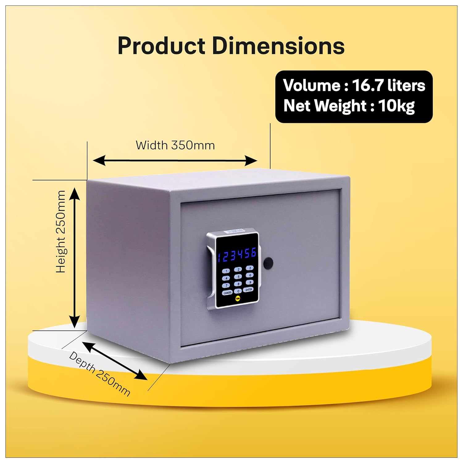 YALE YSPC 250 Motorized Electronic Safe Locker