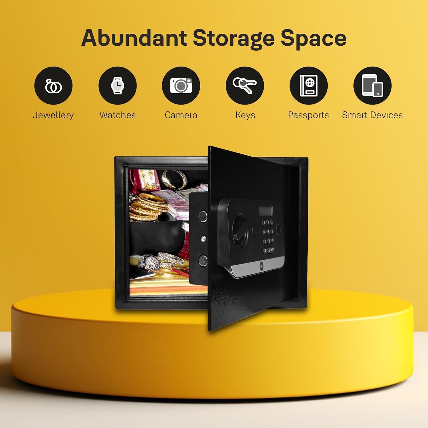 Yale Security Solutions Stellar 300/DB2 27.3 Liters Digital Electronic Safe Locker