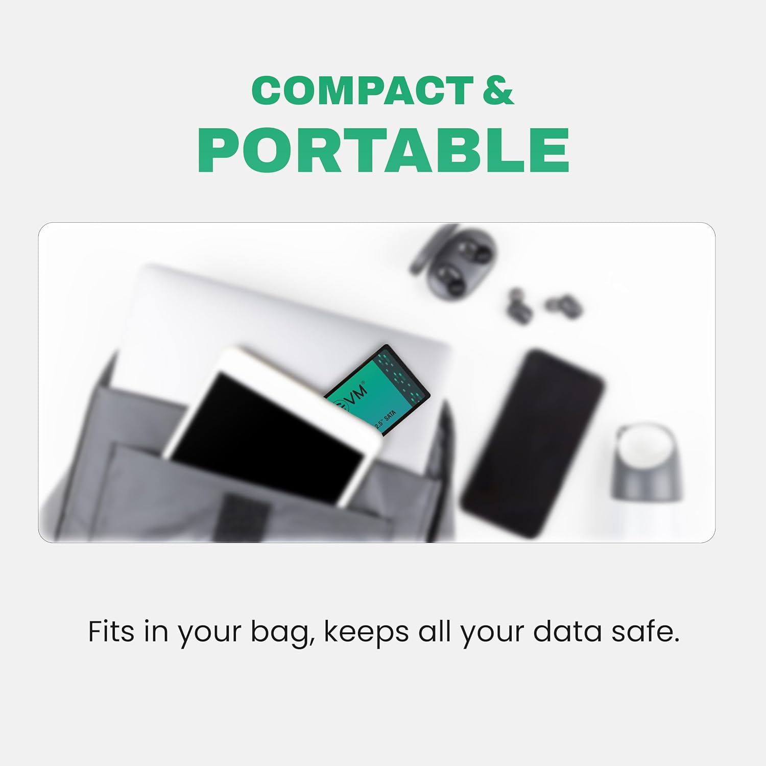 EVM 256GB 2.5-Inch SATA III Internal SSD β 550MB/s Read & 500MB/s Write, 3D NAND, 5-Year Warranty, Laptop & Desktop Solid State Drive (EVM25/256GB)