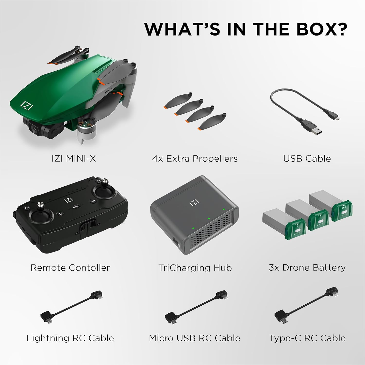 IZI Mini X Nano Fly More Combo 4K Drone with camera