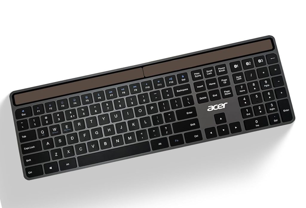 Acer Solaris Solar Powered Bluetooth Keyboard