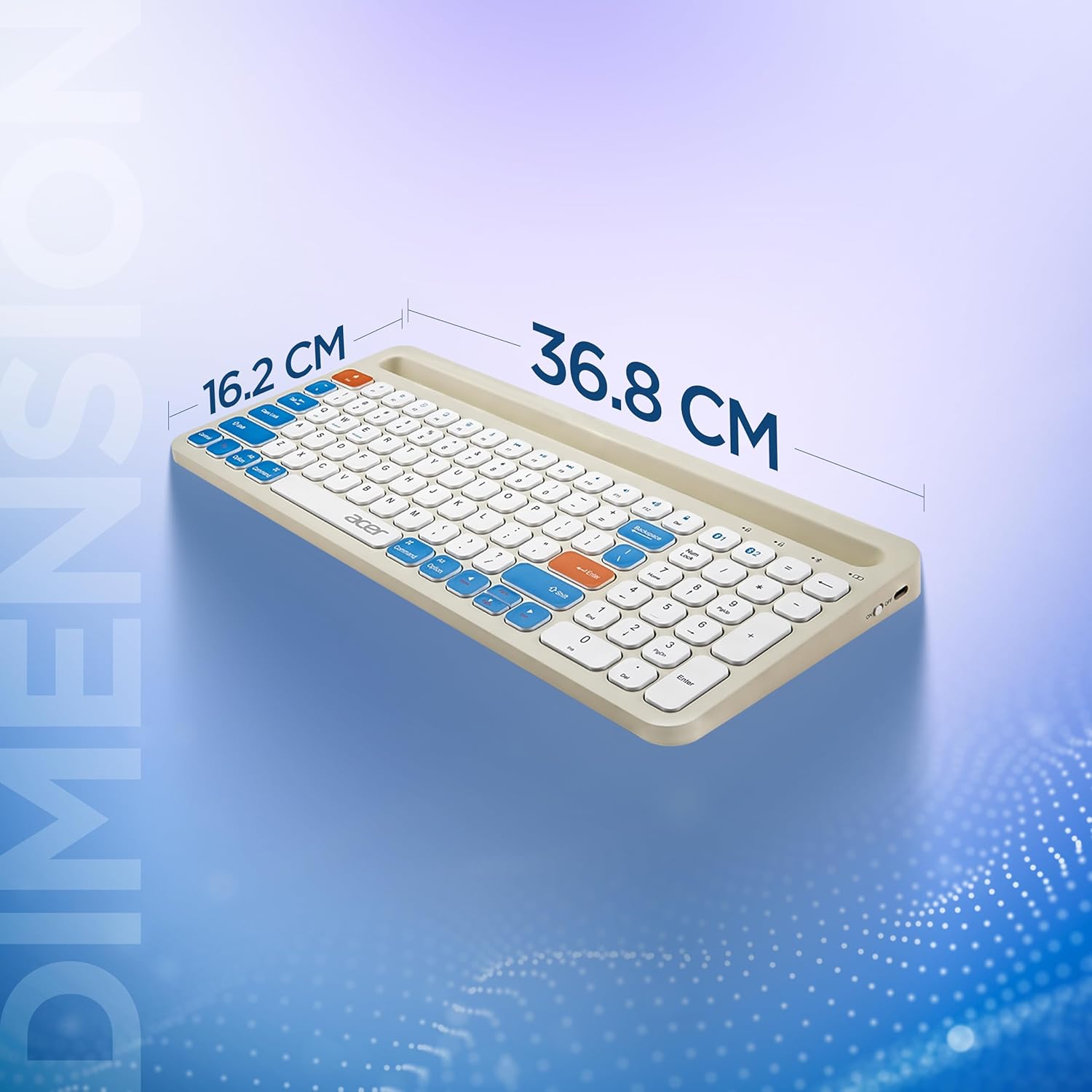 Acer SwiftPRO Multi-Device Bluetooth Wireless Keyboard with Cradle & Numpad