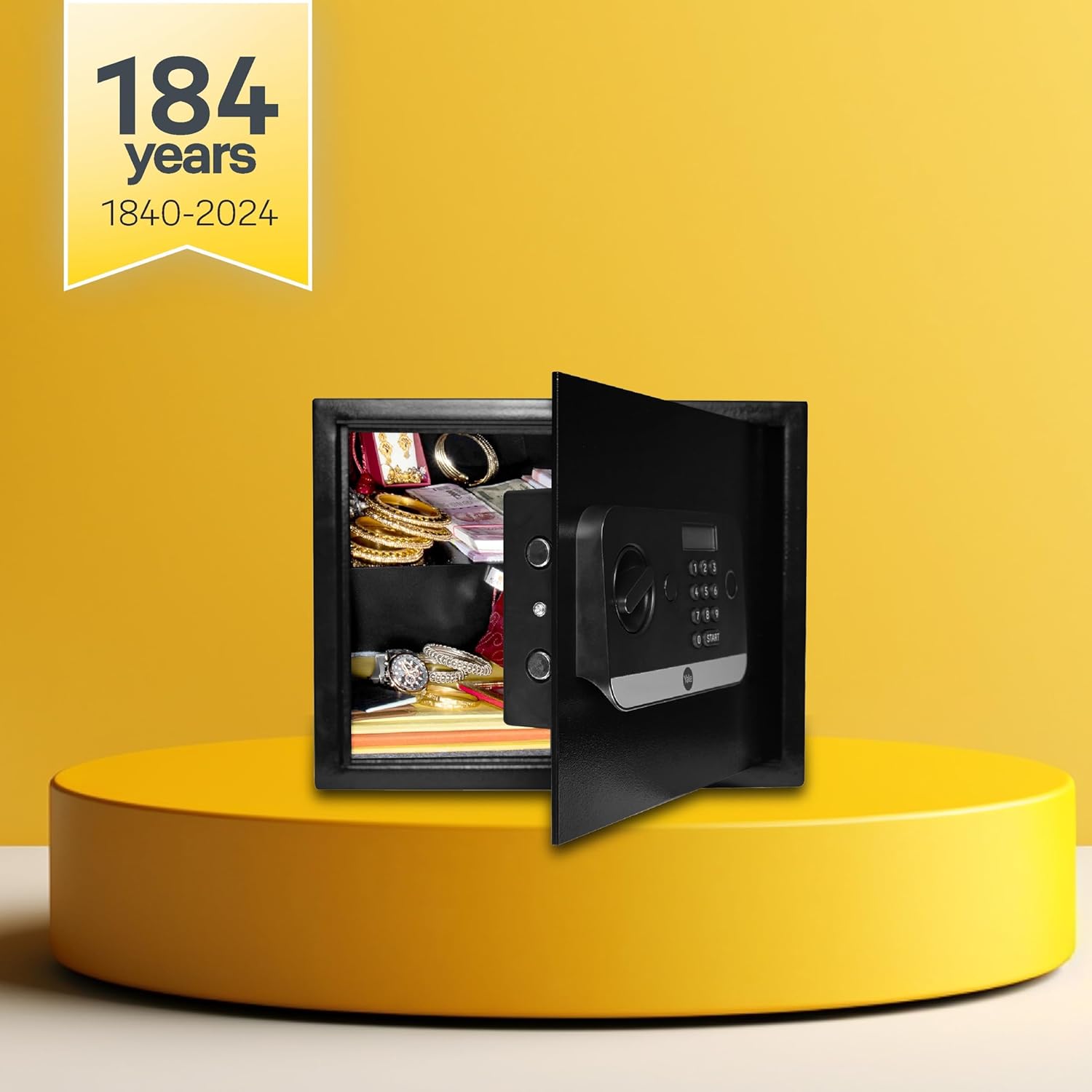 Yale Security Solutions Stellar 300/DB2 27.3 Liters Digital Electronic Safe Locker