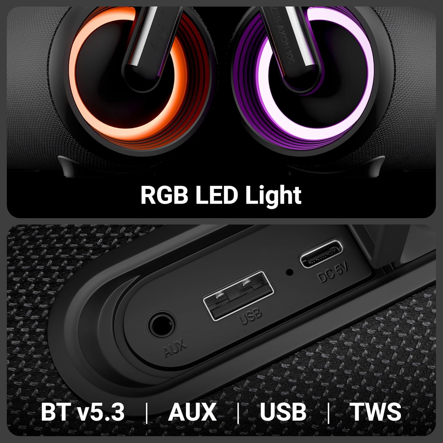 ZEBRONICS AXON 100 Portable Party Bluetooth Speaker