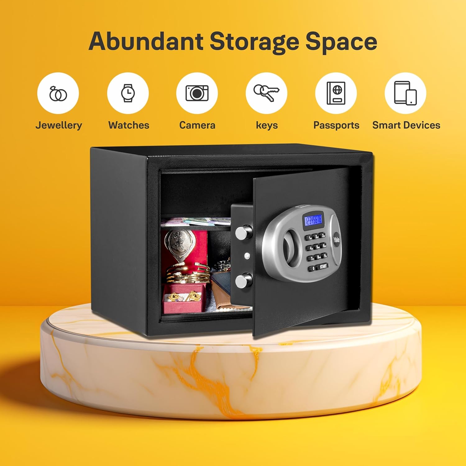 YALE YSS/250/DB2 Digital Safe With Electronic Keypad Locker