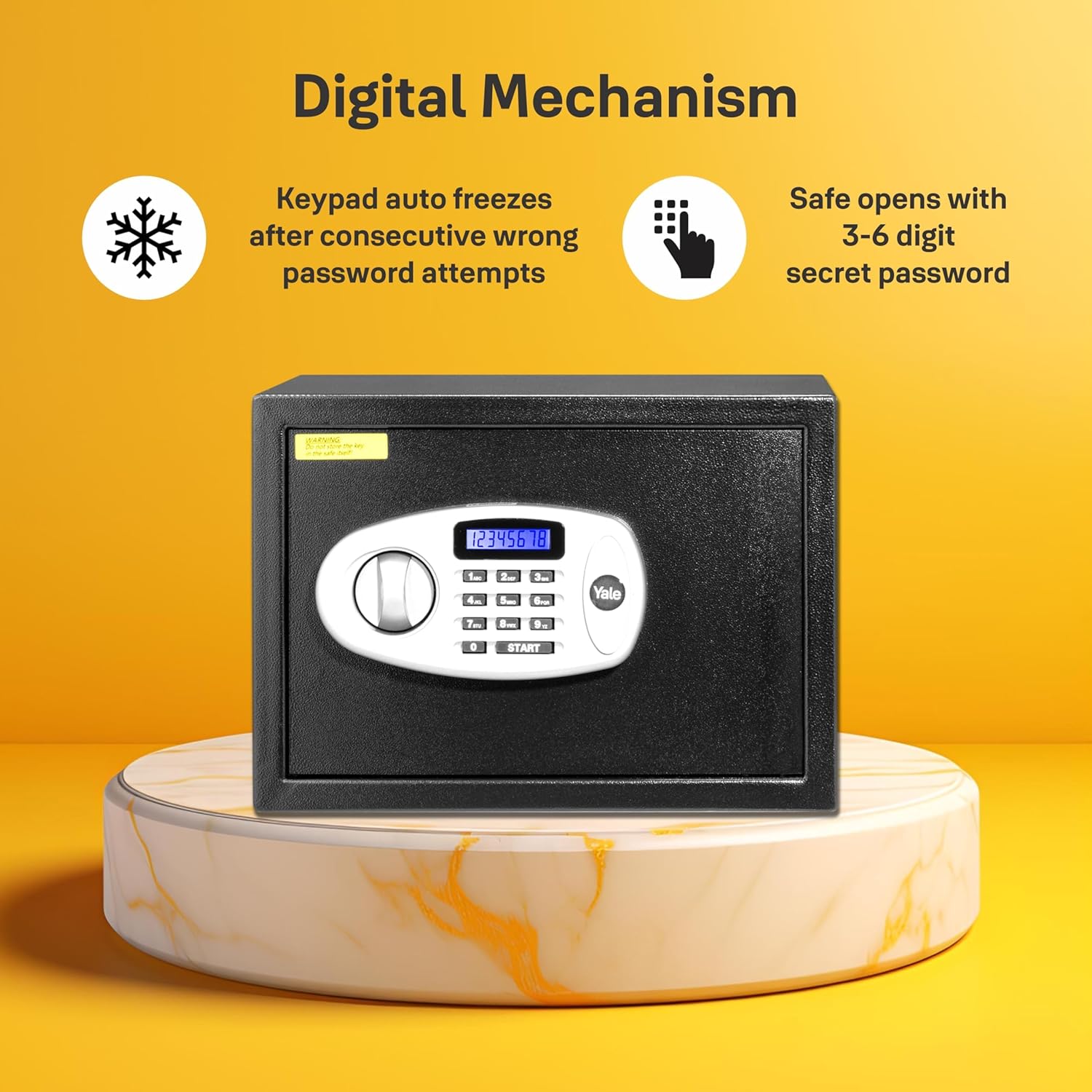 YALE YSS/250/DB2 Digital Safe With Electronic Keypad Locker