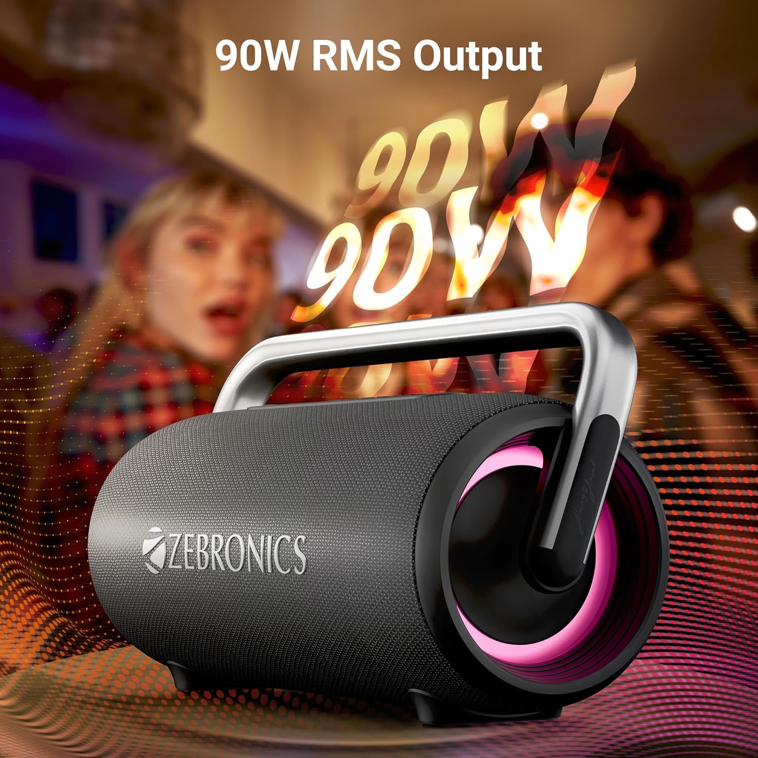 ZEBRONICS AXON 100 Portable Party Bluetooth Speaker