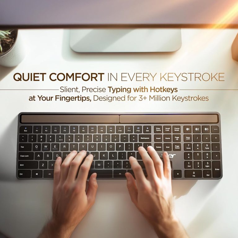 Acer Solaris Solar Powered Bluetooth Keyboard - LowestRate Shopping 🛍️