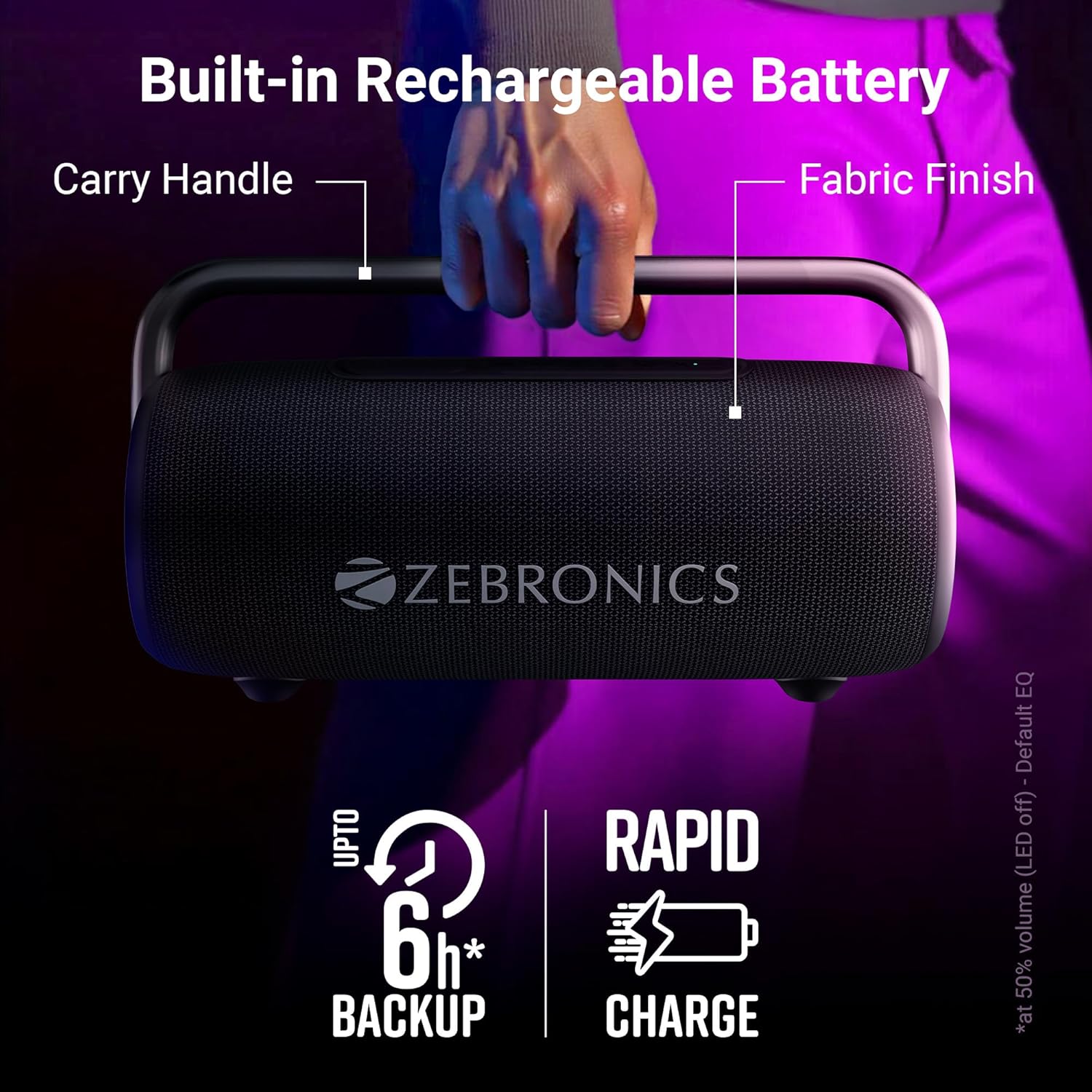 ZEBRONICS AXON 100 Portable Party Bluetooth Speaker