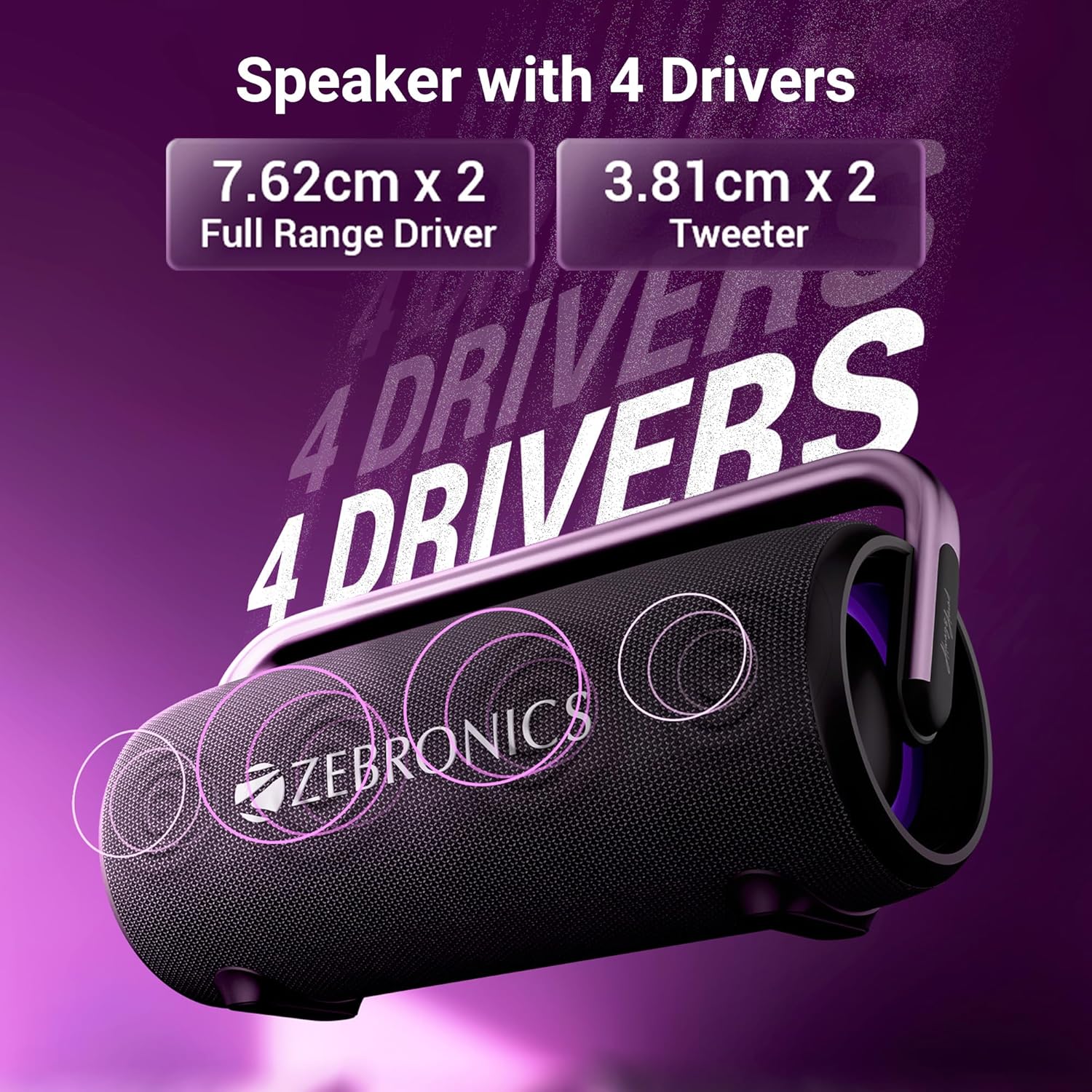 ZEBRONICS AXON 100 Portable Party Bluetooth Speaker