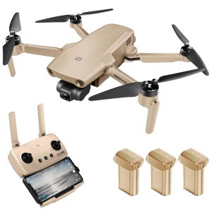 IZI Brephos Mini Nano Drone Combo– Premium Drone with Camera 4K Professional, 48MP Ultra HD Lens, Starlight Night Vision, 3-Axis SteadyFrame Stabilizer, 3 x 3000mAh Long Flight,