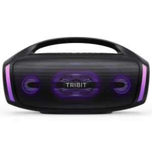 Tribit StormBox Blast 2 Bluetooth Speaker, 200W Portable Speaker with Subwoofer, XBass, LED Lights, Bluetooth 5.4, IP67, Custom EQ, 30H Playtime, Karaoke Function - Perfect for Outdoor Party/Garden