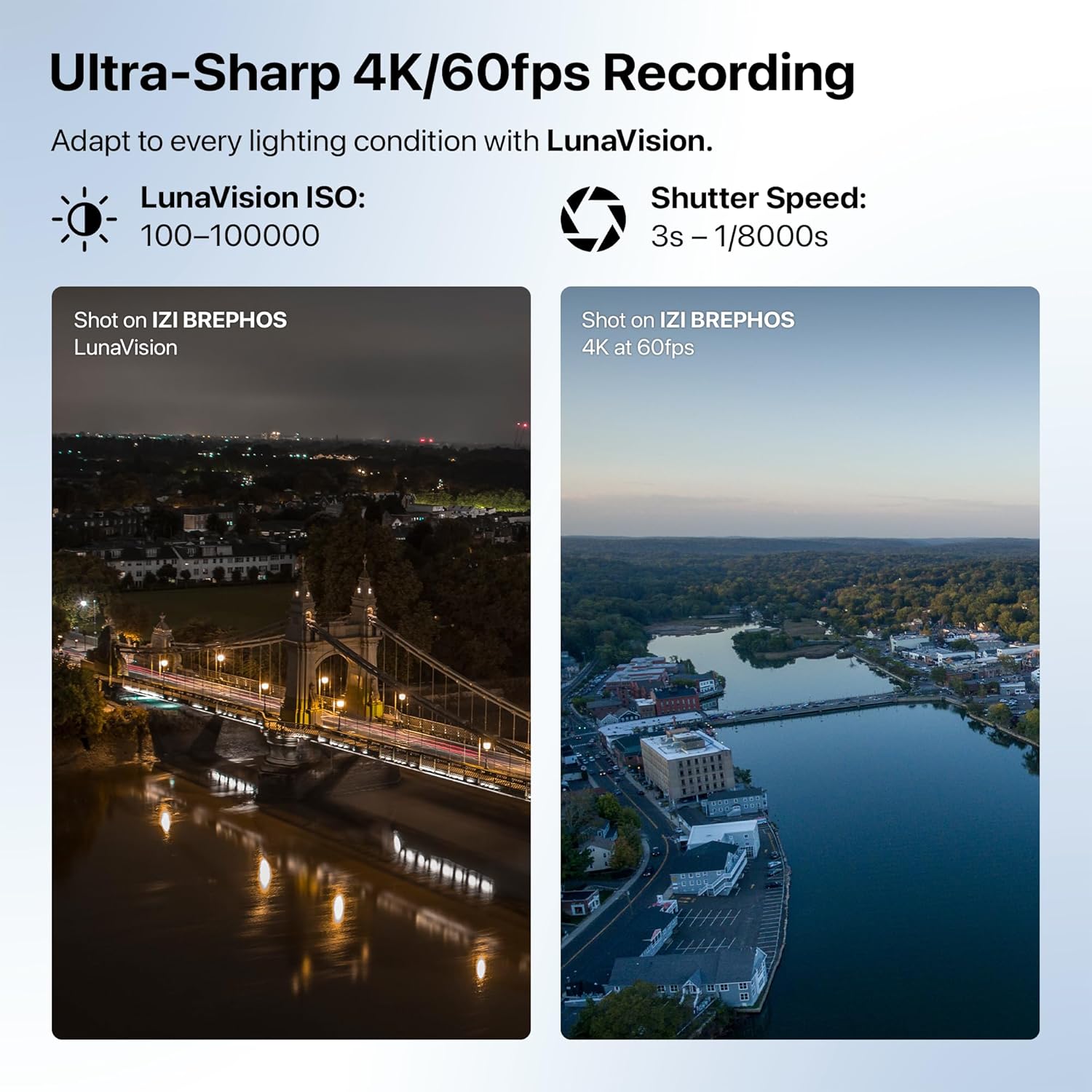 IZI Brephos Premium 4K Camera Drone with 48MP Sensor, 4K60FPS & 3-Axis Gimbal Stabilization, GPS Enabled Professional Quadcopter with Obstacle Avoidance for Aerial Photography & Cinematic Video