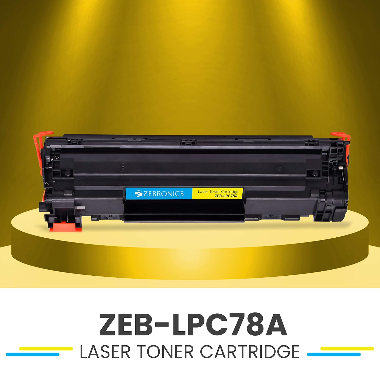 ZEBRONICS ZEB-LPC78A Printer Cartridge for HP LP P1560/P1566/P1600/P1606dn M1536dnf, C iS MF4410/4412/4420/4430/4450/4450d/4550d/4570d/4580dn 4730/4750/4870DN/D520, LS LBP6200, FL150/170, IC D530/D550