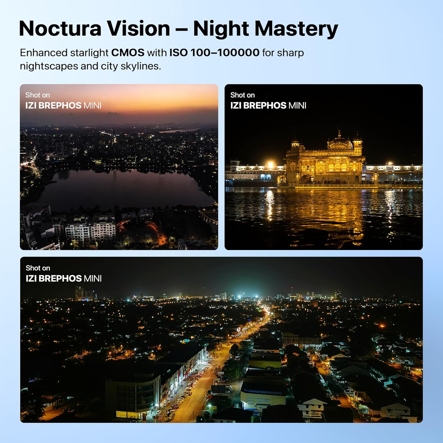 IZI Brephos Mini Nano Drone β Premium Drone with Camera 4K Professional, 48MP Ultra HD Lens, Starlight Night Vision, 3-Axis SteadyFrame Stabilizer, 3000mAh Long Flight,