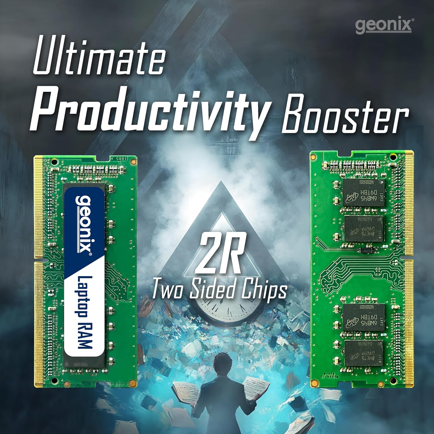 Geonix Laptop RAM, 8 GB DDR3, Frequency-1600 Mhz, (8x2) IC, 204 Pin, 5 Years Warranty