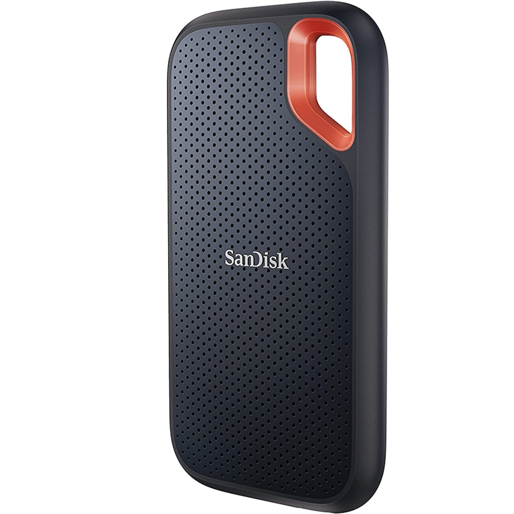 SanDisk 1TB Extreme Portable SSD 1050MB/s R, 1000MB/s W,Upto 2 Meter Drop Protection with IP55 Water/dust Resistance, HW Encryption, PC,MAC & TypeC Smartphone Compatible, 5Y Warranty, Usb,External SSD
