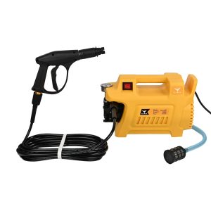 HYCO Label FLYMAX Electric Pressure Washer, 2500W High Power, 160-220 Bar, 10L/Min Flow Rate, Black and Yellow, 10M Hose Pipe