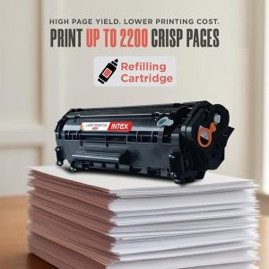 Intex LTC 2612A GB Toner Cartridge | Compatible for HP LaserJet 1010, 1012, 1015, 1018, 1020, 1022, 3015, 3020, 3030, 3050, 3052, 3055, M1005