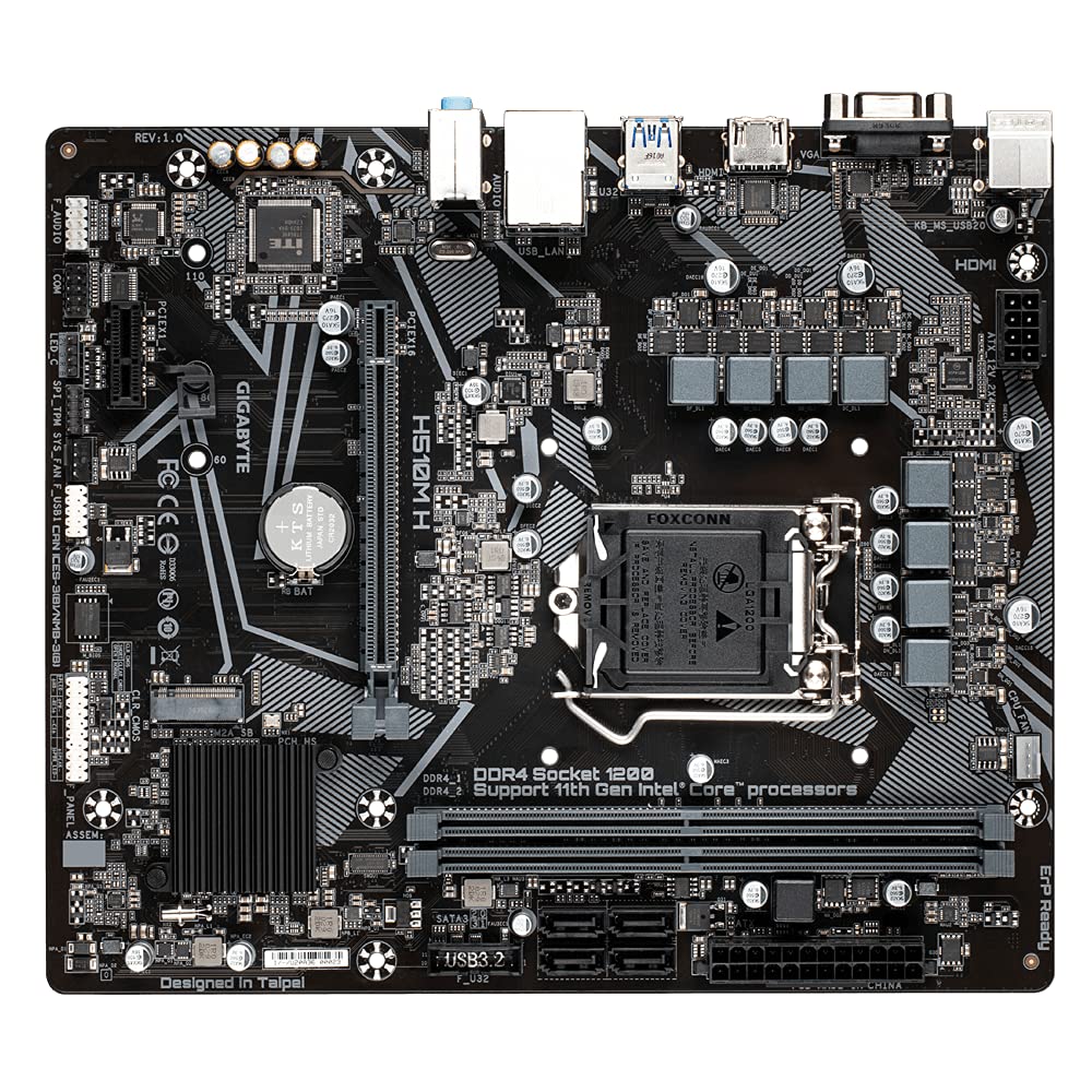 GIGABYTE H510M H Ultra Durable MicroATX Motherboard LGA 1200 DDR4 DIMM