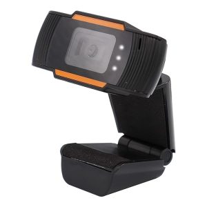 ZEBRONICS Zeb-Crisp Pro Digital Zoom Web Camera with USB (HD) with 5 Pixels Lens, Built-in Microphone, Auto White Vision, Night Vision and Manual Switch for LED (Black