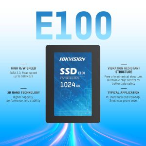 Hikvision E100 Series Consumer SSD 1024GB
