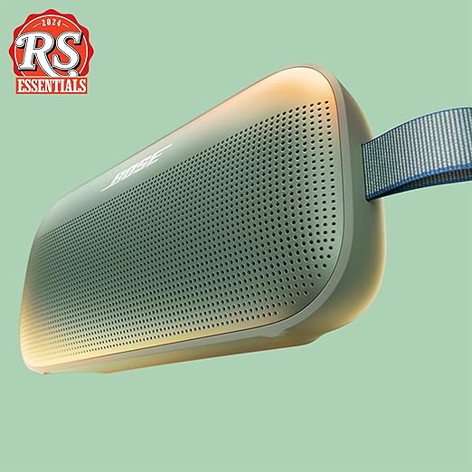 Bose New SoundLink Flex Portable Bluetooth Speaker (2nd Gen), Portable Outdoor Speaker with Hi-Fi Audio, Up to 12 Hours Battery Life, Waterproof and Dustproof, Alpine Sage