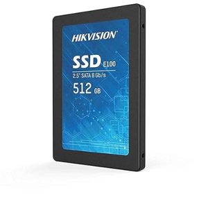 Hikvision E100 512GB 2.5-Inch Internal SSD, SATA 6Gb/s, up to 550MB/s - Solid State Disks 3D Nand TLC