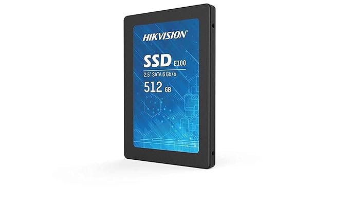 Hikvision E100 512GB 2.5-Inch Internal SSD, SATA 6Gb/s, up to 550MB/s - Solid State Disks 3D Nand TLC