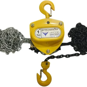 Hyco LABEL FLYAMX VD HEAVY DUTY 3 Meter Lift, Yellow Steel Construction (3 TON) Climbing Pulley (Yellow)