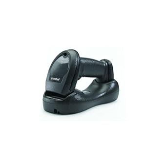 R&S Printech Zebra LI4278 Cordless Handheld 1D Cordless Barcode Scanner Bluetooth Black Imager with Cradle and USB Cord Screen Code Reader (LI4278-TRBU0100ZY)