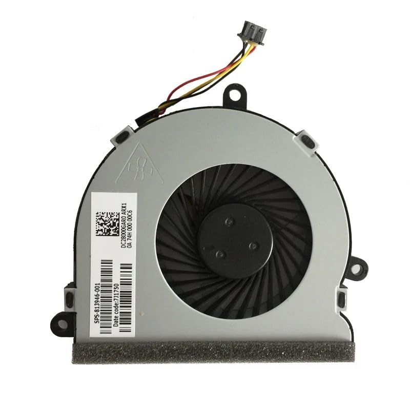 RONICS Laptop CPU Cooling Fan for Hp 15-Ac 15-Af 15-Ay 15-Ba 15-Bs 15-Be 15-Bf 15-Bd 15-Bw 15-Acxxx 15-Afxxx 15-Bsxxx 15-Ayxxx 250 G4 255 G4 14-R020Tpn-C116 Tpn-C125 Series813946-001 4-Pin Fan