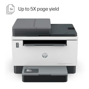 HP LaserJet Tank MFP 2606sdw, Wireless, Print, Copy, Scan, 40-Sheet ADF, Hi-Speed USB 2.0, Ethernet, Bluetooth LE, Up to 22 ppm, 250-sheet Input Tray, 1-Year Warranty, Black and White, 381U2A