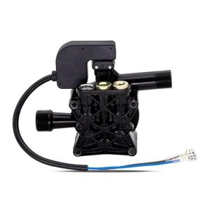 Pressure Washer Pump Head Assembly Set with Auto-Cut Off Switch | Free Brass Inlet Filter | Universal Compatibility | Heavy Duty Head || Black