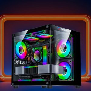 Consistent Gaming PC Case (CIG2005) Black Sniper Gaming Cabinet for Video Games