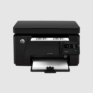 HP LaserJet Pro MFP M126a, Print, Copy, Scan, Hi-Speed USB 2.0, Up to 21 ppm, 150-sheet Input Tray, 100-sheet Output Tray, 8000-page Duty Cycle, 700-page Yield, Black and White, CZ174A
