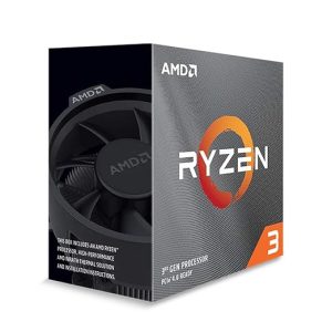 AMD Ryzen 3 3300X Desktop Processor 4 Cores up to 4.3 GHz 18MB Cache AM4 Socket (100-100000159BOX)