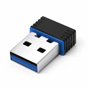 ZEBRONICS ZEB-USB150WF1 WiFi USB Mini Adapter Supports 150 Mbps Wireless Data, Comes with Advanced Security WPA/WPA2 encryption Standards