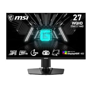 MSI G274QPF E2 27-Inch Gaming Monitor, WQHD 2560x1440, Rapid IPS, 16:9, Anti-Glare, 1000:1, 1ms GtG, (180Hz Refresh Rate)