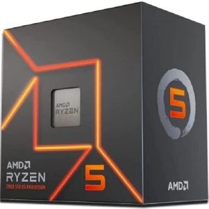 AMD 7000 Series Ryzen 5 7600 Desktop Processor 6 cores 12 Threads 38 MB Cache 3.8 GHz Upto 5.1 GHz AM5 Socket (100-100001015BOX