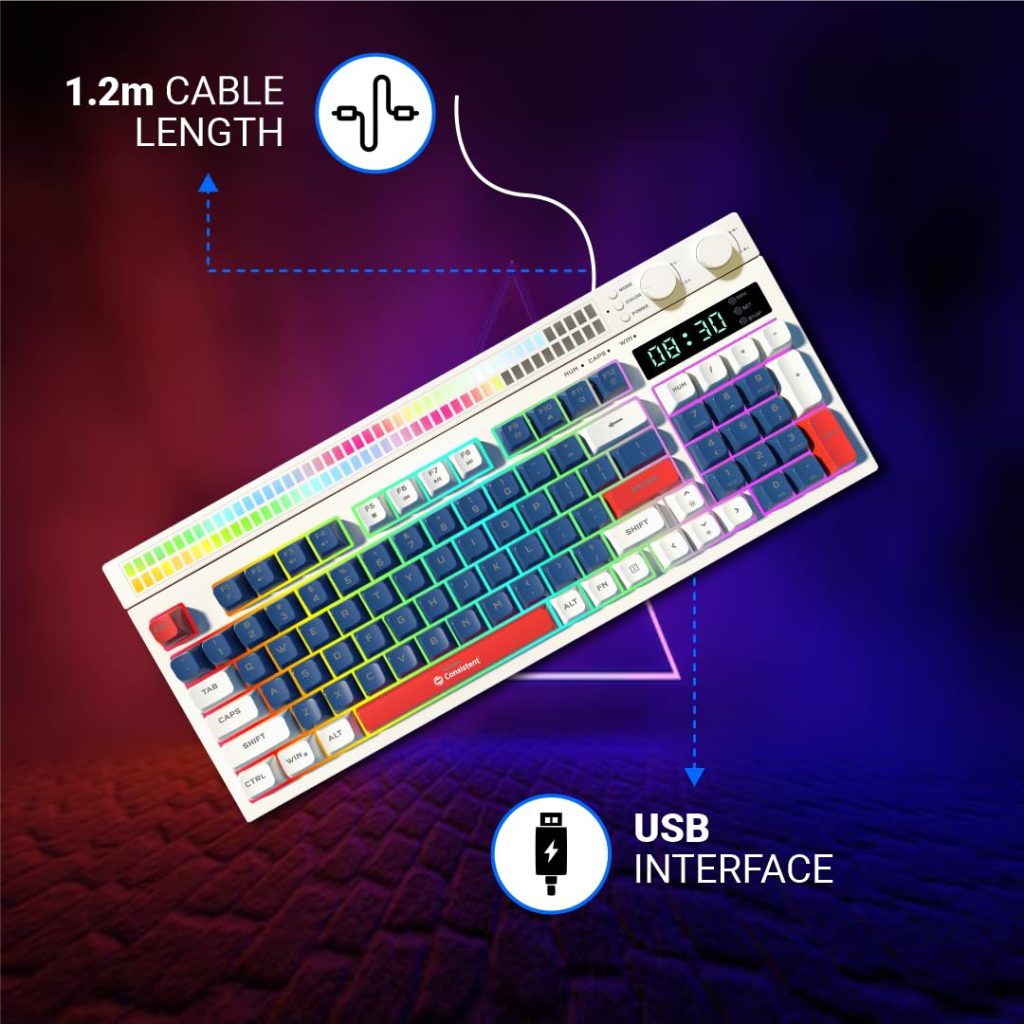 Consistent Moon lite CTGK1113 Gaming Wired Keyboard - LowestRate ...