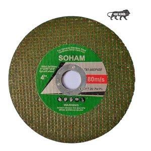 Premium Grade 4 inch Cut off wheel with double net for cutting commonly used metals/Mild Steel, Stainless Steel, Copper, Brass and their structural products (25)