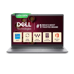 (Refurbished)Dell 15, 13th Gen Intel Core i5-1334U (16GB DDR4, 512GB SSD) Anti-Glare FHD 15.6"/39.62cm, Windows 11, Microsoft Office Home 2024, Grey, 1.66kg, [Vostro 3530], 12 Month McAfee, Thin & Light Laptop