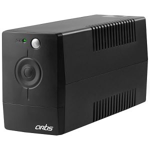 Artis PS-600VA 600VA Line Interactive UPS for Personal Computers, Desktop PCs, Laptops, Routers, Networking Devices and Gaming Consoles