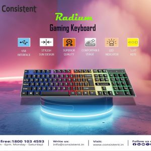 Consistent Radium Wired Gaming Keyboard (KG1101)