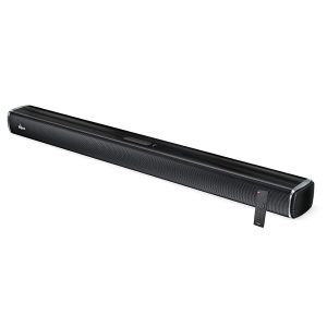 FINGERS Octane-WM65 Multimedia Sound Bar with Powerful 65 Watts, Mic Input, Bluetooth, USB, AUX, Optical, HD Interface (ARC), Coaxial, Customised EQ Modes, Wall Mountable & Remote Control
