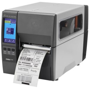 Zebra Thermal Shipping Label Printer 4 Inches 300 DPI Desktop Barcode Receipt Maker Commercial with 4.3-Inch Color Touch Display with Intuitive Menu for Quick Operation and Settings Management, Black