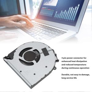 CPU Cooling Fan For HP 15s-du 15s-dr 15-dw 15-dy 250 G8, 255 G8, 250 G9 255 G9 15-GW 15S-GU 15S-GY 15-DW0043DX 15s-du0096tu.