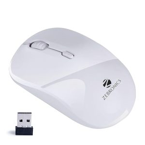 ZEBRONICS Zeb-Shine Wireless Mouse(White)